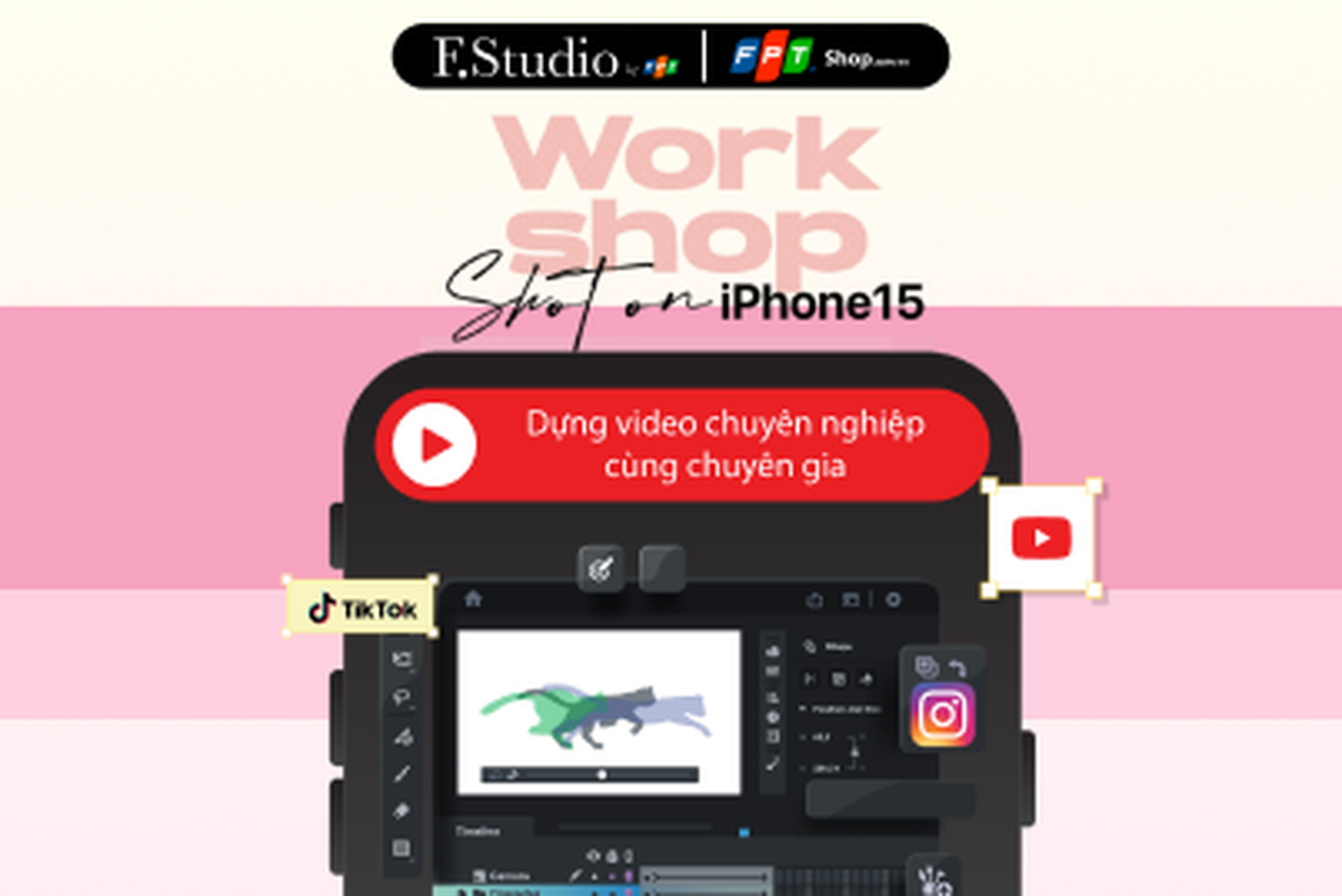 Shot on iPhone 15 - Dựng video chuyên nghiệp cùng chuyên gia