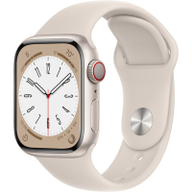 Apple Watch Series 8 GPS + Cellular 41mm viền nhôm dây cao su