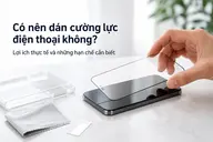 Có nên dán cường lực điện thoại không? Lợi ích thực tế và những hạn chế cần biết