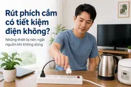 Rút phích cắm có tiết kiệm điện không? Những thiết bị nên ngắt nguồn khi không dùng