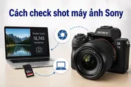 Hướng dẫn cách check shot máy ảnh Sony nhanh chóng, chính xác chỉ với vài thao tác ngay tại nhà