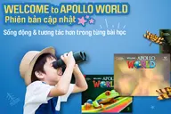 My Apollo World - Trải nghiệm ứng dụng học tiếng Anh cá nhân hóa cùng hệ thống tạo động lực hiệu quả
