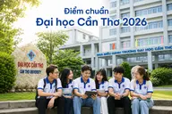 Điểm chuẩn Đại học Cần Thơ 2026 chính thức: Sư phạm Toán dẫn đầu 28,12 điểm