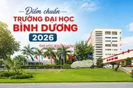 Điểm chuẩn Trường Đại học Bình Dương 2026: Luật, Luật kinh tế và Dược học cùng dẫn đầu 20 điểm