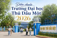 Điểm chuẩn Trường Đại học Thủ Dầu Một 2026: Sư phạm Toán dẫn đầu 25,89 điểm