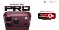 Đặt trước iPhone 18 Pro | Pro Max tại FPT Shop, trả góp 0% lãi suất đến 18 tháng