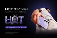 Infinix HOT 70 Pro 5G tạo khác biệt với đèn ma trận AMC, màn hình 144 Hz