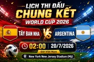 Lịch thi đấu chung kết World Cup 2026: Messi và Yamal tái ngộ sau gần 20 năm