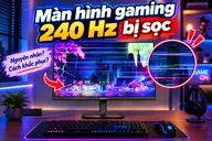 Màn hình gaming 240 Hz bị sọc: Nguyên nhân và cách khắc phục hiệu quả