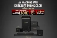 Back to School bùng ưu đãi: Mua loa, tai nghe Marshall nhận voucher đến 1,6 triệu đồng, giảm thêm đến 10%