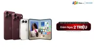 Mua iPhone 18 Series và iPhone Duo, giảm ngay 2 triệu đồng qua thẻ Nam Á Bank JCB tại FPT Shop