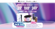 Phụ kiện giá hời - Ví chẳng lo: Đại tiệc đồng giá, tặng quà miễn phí