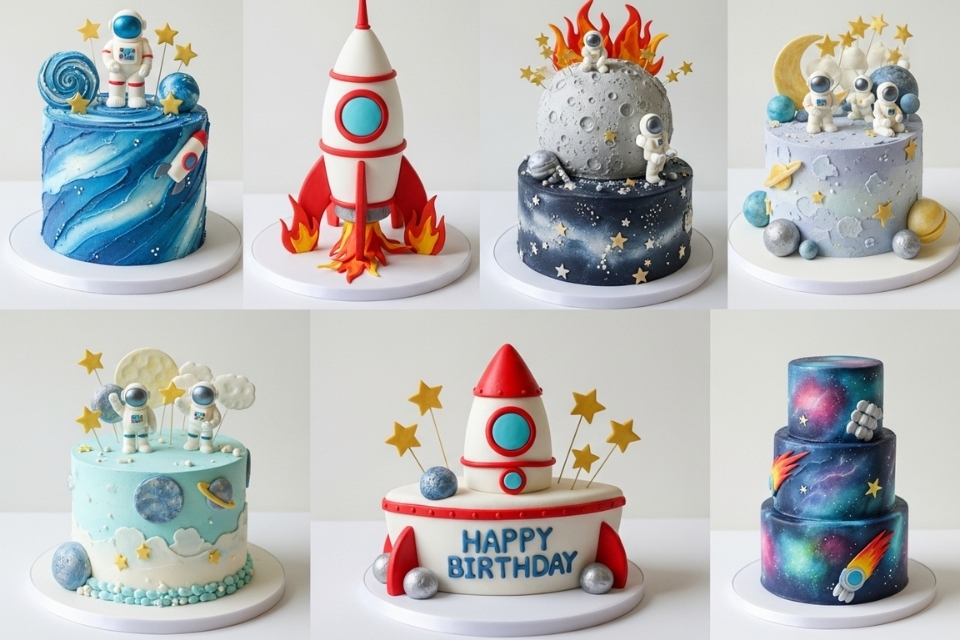 Top 7 mẫu bánh sinh nhật phi hành gia đẹp lung linh cho bé yêu thích khám phá vũ trụ