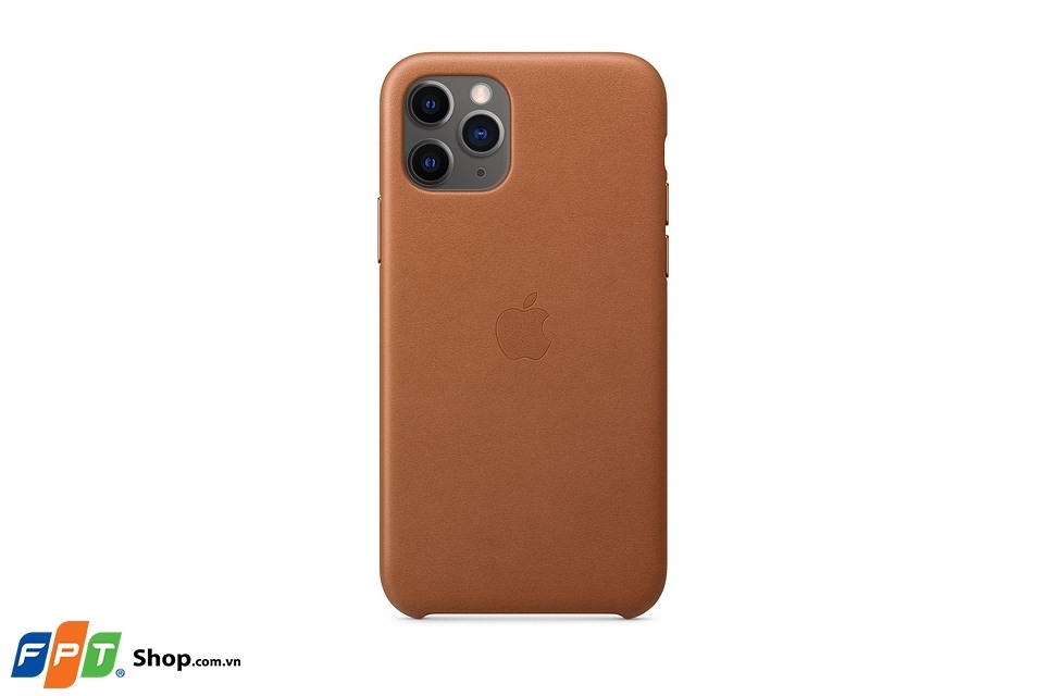 Ốp Lưng Iphone 11 Pro Leather Saddle Brown