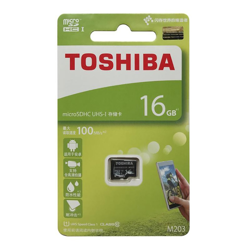 Thẻ Nhớ Toshiba 16Gb Class 10 Uhs - 1 M203