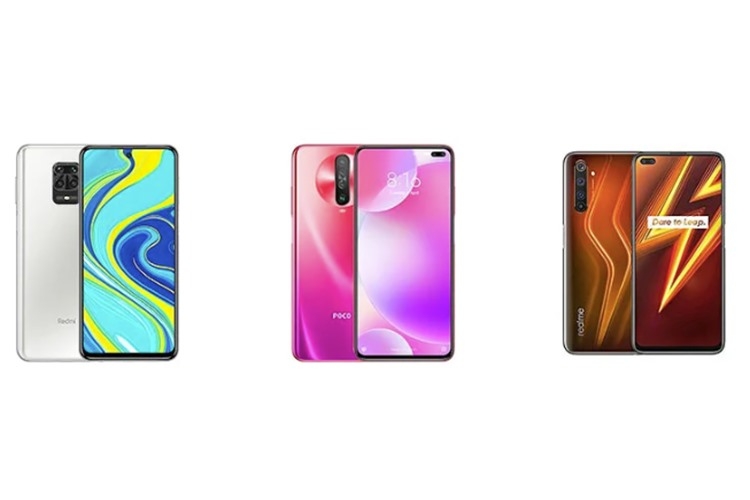 So sánh Xiaomi Redmi Note 9S với Xiaomi Poco X2 và Realme 6 Pro