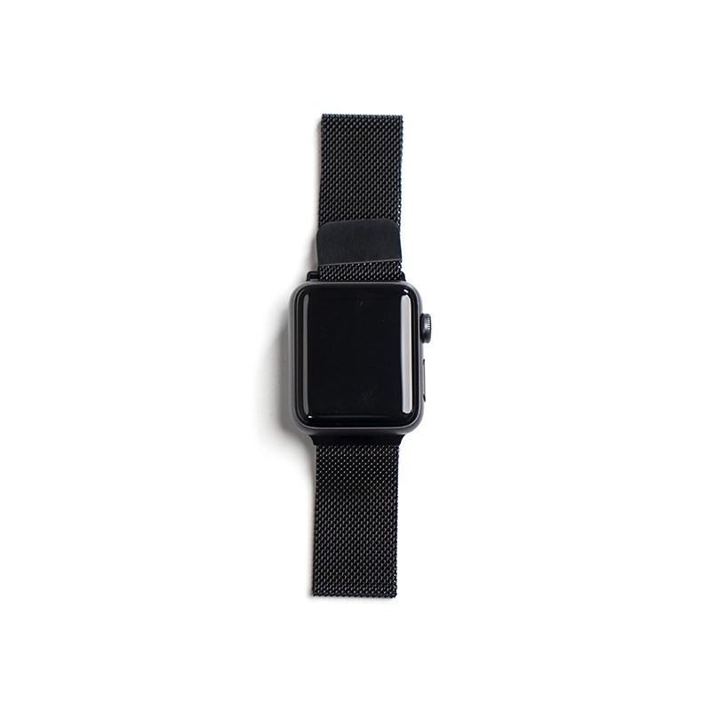 Dây Đeo Apple Watch S3/S4/S5 Ivalue Stainless Steel Watchband - 40Mm Inox Đen