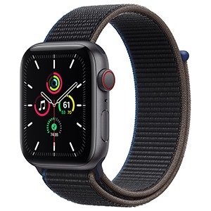 Apple Watch SE GPS + Cellular 44mm viền nhôm bạc dây Sport Loop