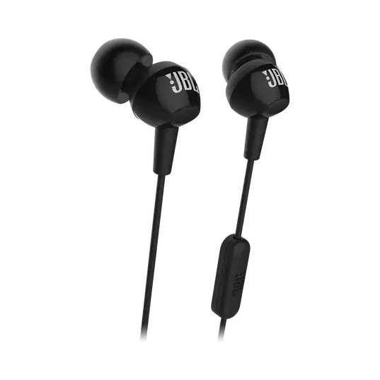 Tai Nghe Nhét Tai Jbl C150Siublk Có Mic