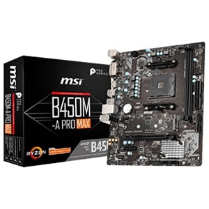 Mainboard MSI B450M-A PRO MAX (AMD AM4 - m-ATX Form Factor - DDR4)