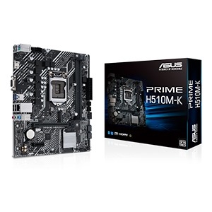 Mainboard Asus PRIME H510M-K (LGA 1200 - m-ATX Form Factor - DDR4)