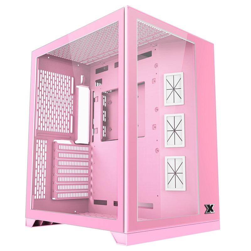 Vỏ Case Xigmatek Aquarius S Queen (Pink, No Fan)