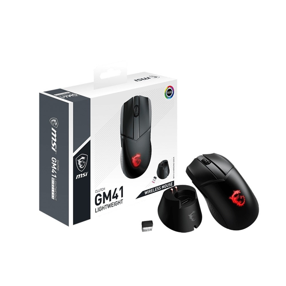 Chuột Gaming không dây MSI Multi-connect GM41 Lightweight