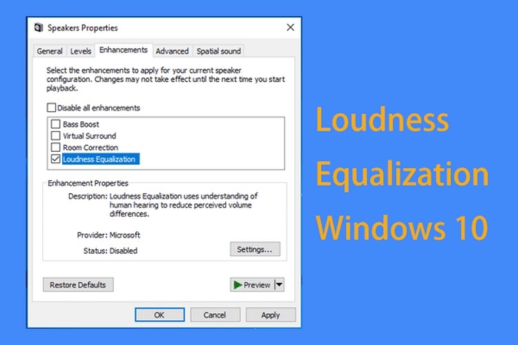 Loudness Equalization là gì và cách sử dụng