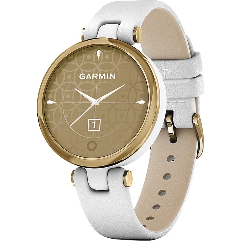 Đồng hồ thông minh Garmin Lily với dây da