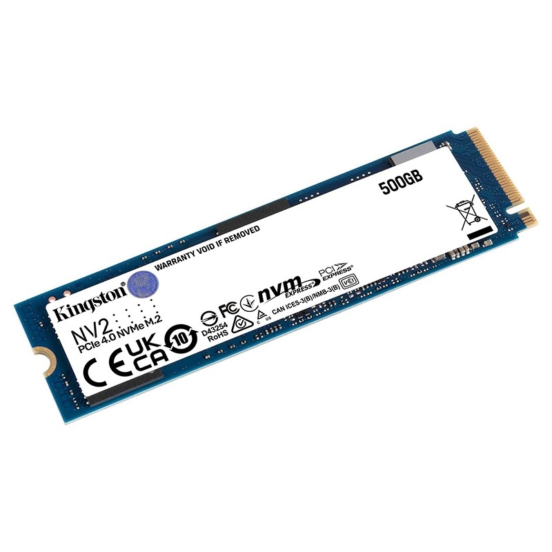 Ổ Cứng Ssd Kingston 500 Gb M.2 Nvme Đọc: 3500 Mb/S - Ghi: 2100 Mb/S (Snv2S/500G)