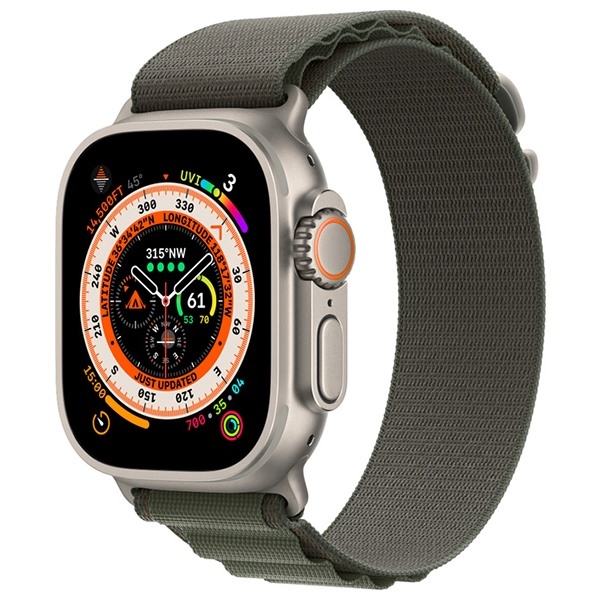 Đồng hồ thông minh Apple Watch Ultra 49mm viền Titanium dây Alpine Loop Cam Medium MQFL3VN/A