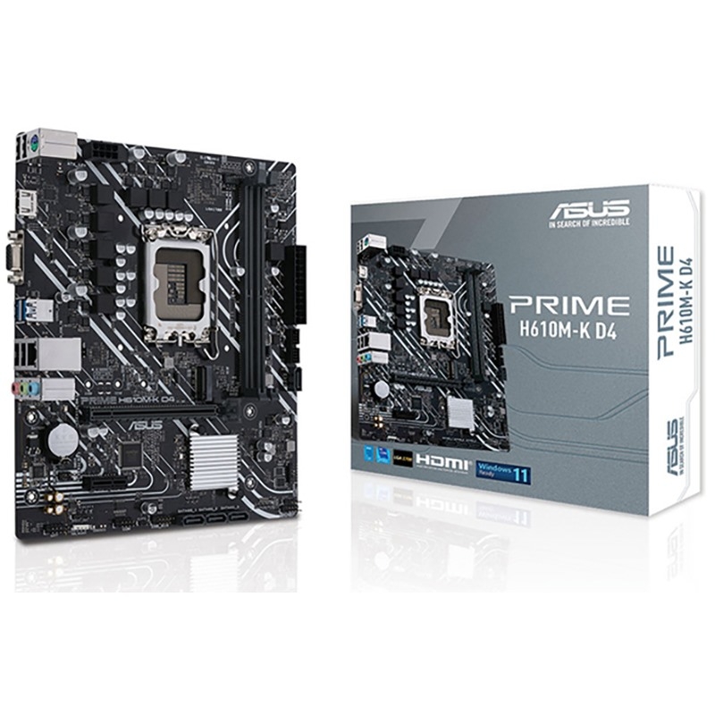 Mainboard Asus Prime H610M - K D4 ( Lga1700 - Atx Motherboard - Ddr4 )