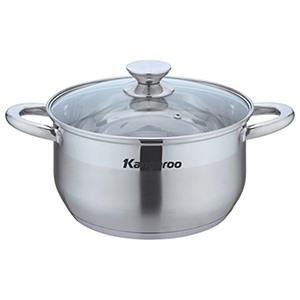 Nồi inox đơn Kangaroo size 20 KG878M