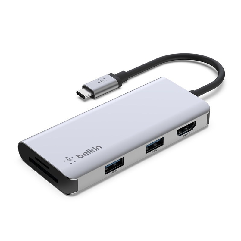 Cáp chuyển đổi USB-C Belkin 5 in 1 AVC004