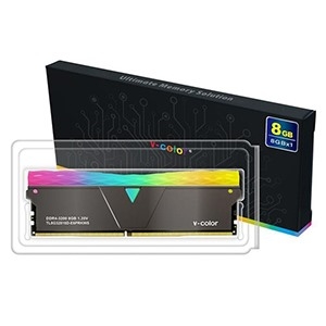 RAM Desktop V-Color Prism Pro RGB 8 GB - DDR4 - 3200 MHz - Black