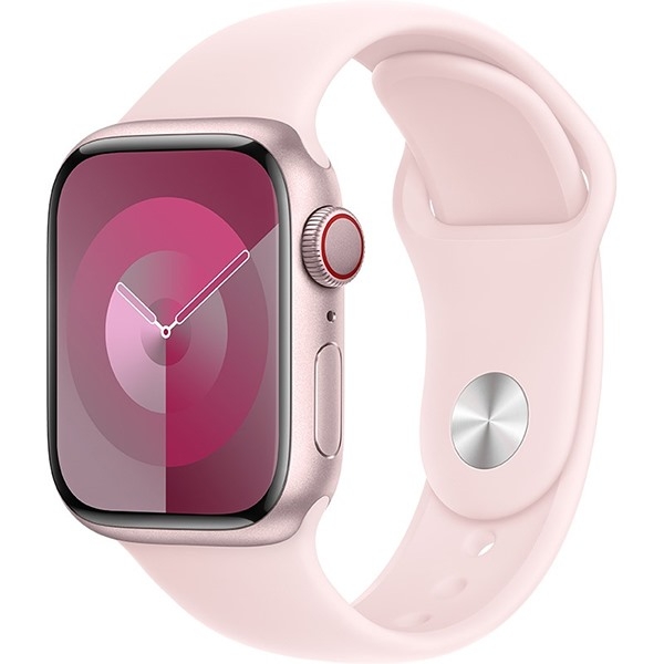 Apple Watch Series 9 GPS + Cellular 41mm Viền nhôm Dây cao su cỡ M/L