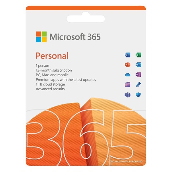 Key-online Microsoft® 365 Personal (01 năm; 01 tài khoản; 05 thiết bị)