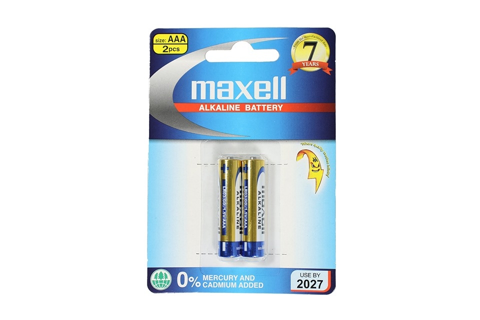 Pin Alkaline Aaa Vỉ 2 Viên Maxell Lr03