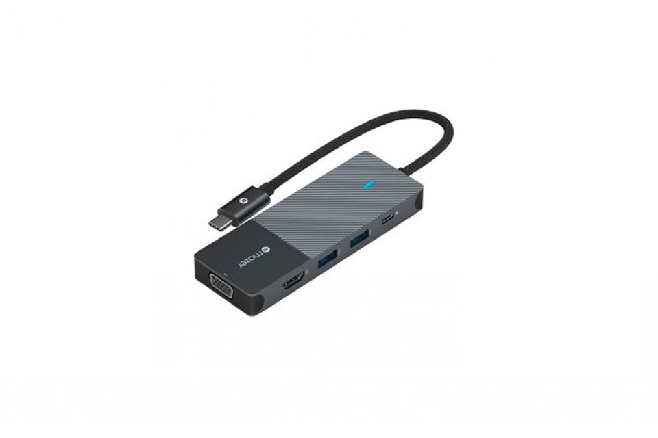 Cáp Hub Usb - C 8 In 1 Mazer Multimedia Pro