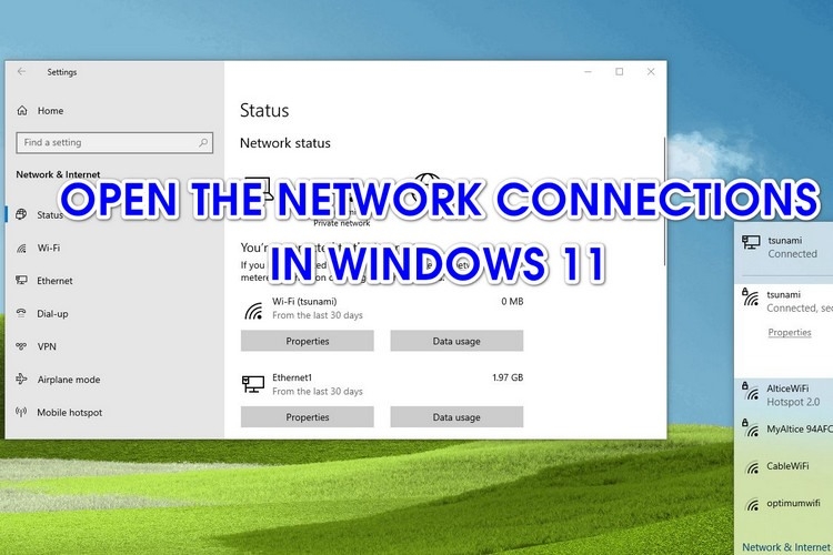 9 cách mở Network Connections trên Windows 11 khi cần