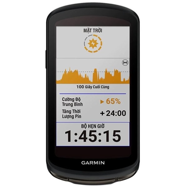 Thiết bị định vị gắn xe đạp Garmin Edge 1040 Solar