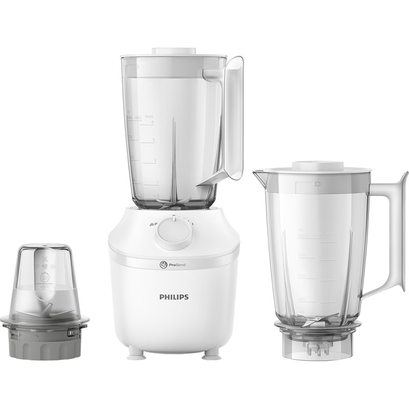 Máy Xay Sinh Tố Đa Năng 3 Cối Philips Hr2041/50