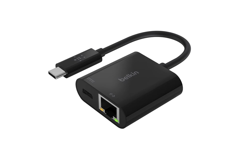 Cáp Hub Usb - C To Gigabit Ethernet Pd 60W Belkin