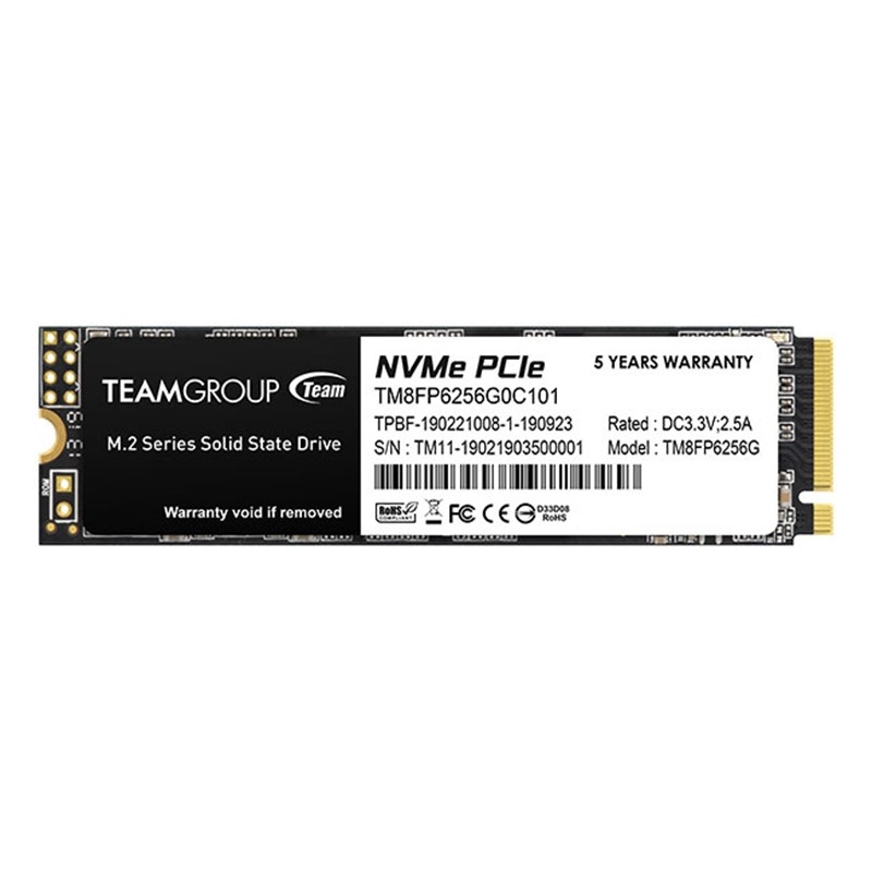 Ổ Cứng Ssd Teamgroup 256Gb Mp33 M.2 Pcie Gen3X4 Đọc 1600Mb/S - Ghi 1000 Mb/S