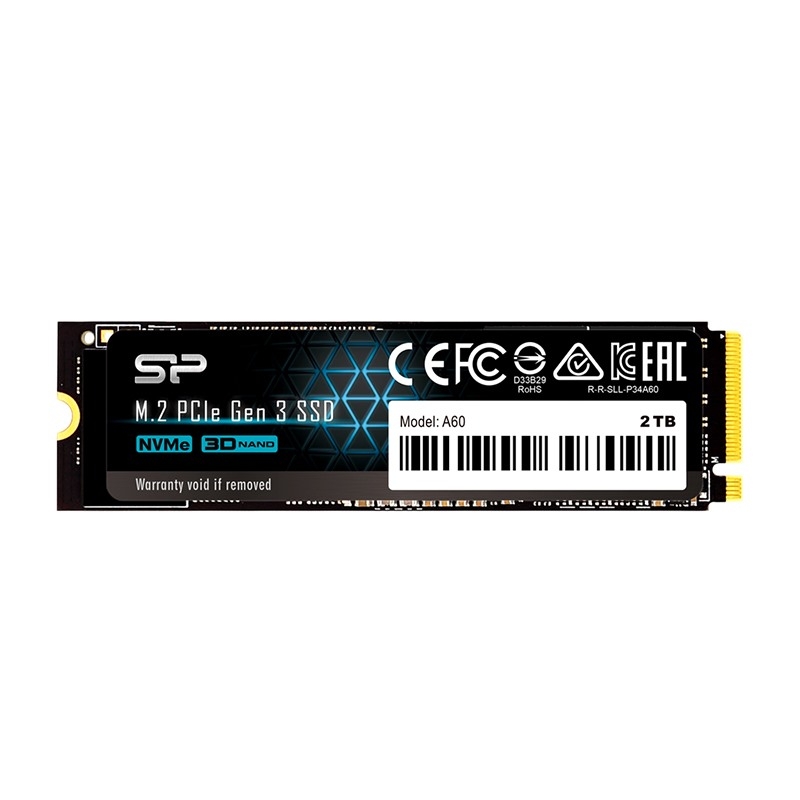 Ổ Cứng Ssd Silicon Power A60 256Gb M.2 Nvme - Đọc: 2200 Mb/S - Ghi: 1600 Mb/S