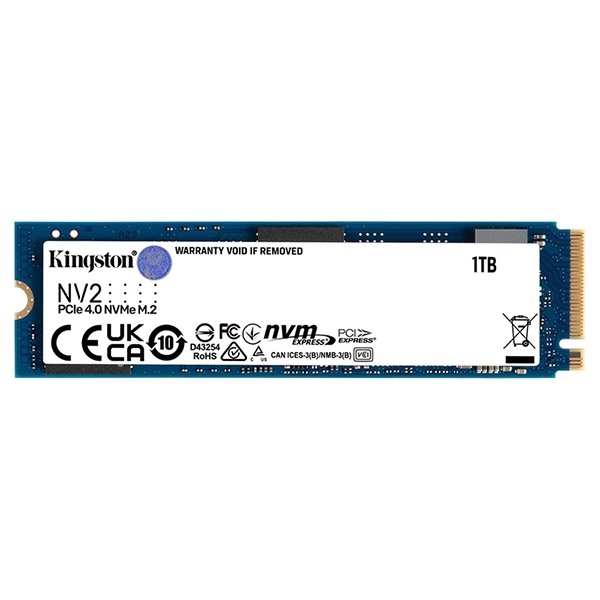 Ổ cứng SSD Kingston 1TB PCIe 4.0 x4 NVMe M.2 Đọc 3500MB/s - Ghi 2100MB/s (SNV2S/1000G)