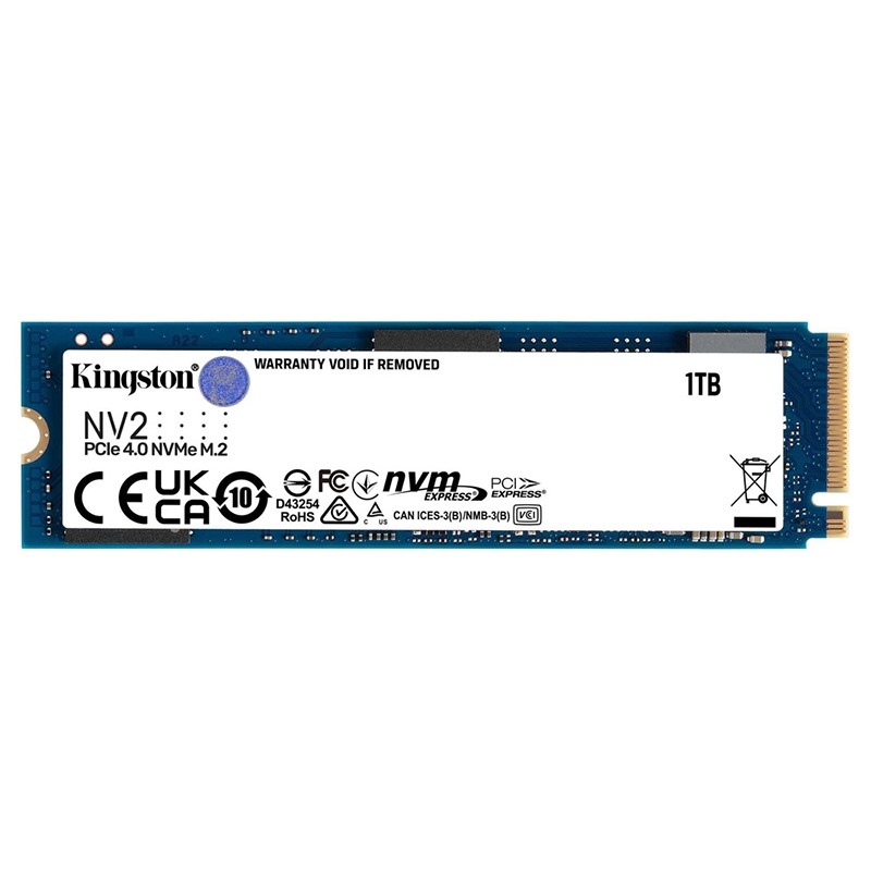 Ổ Cứng Ssd Kingston 1Tb Pcie 4.0 X4 Nvme M.2 Đọc 3500Mb/S - Ghi 2100Mb/S (Snv2S/1000G)