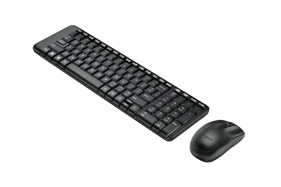 Bộ Bàn Phím Chuột Không Dây Logitech Mk220