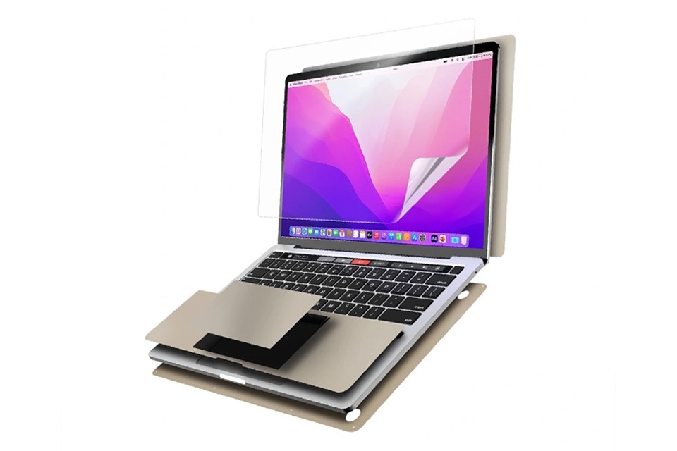 Miếng Dán Màn Hình 5 In 1 Macbook Air 15.3" M2 2023 Mocoll