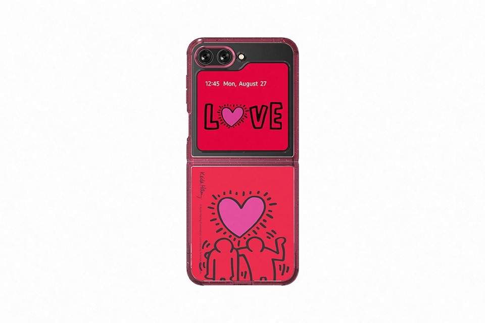 Tấm Thẻ Samsung Galaxy Z Flip5 Phiên Bản Keith Harring Love